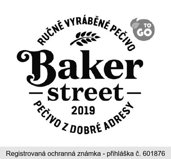 RUČNĚ VYRÁBĚNÉ PEČIVO Baker street TO GO 2019 PEČIVO Z DOBRÉ ADRESY