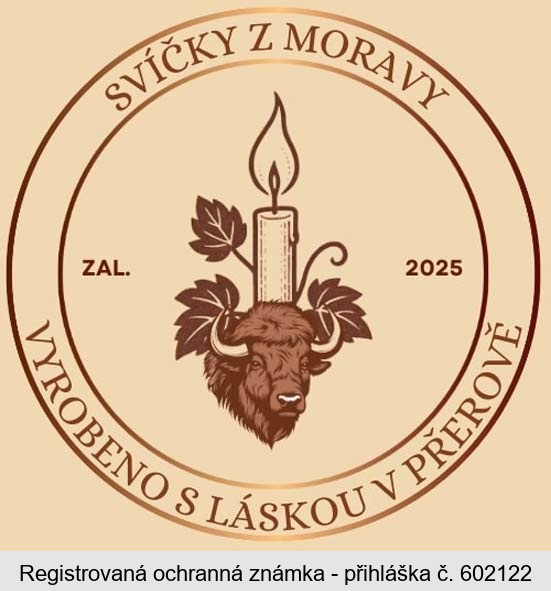 SVÍČKY Z MORAVY VYROBENO S LÁSKOU V PŘEROVĚ ZAL. 2025