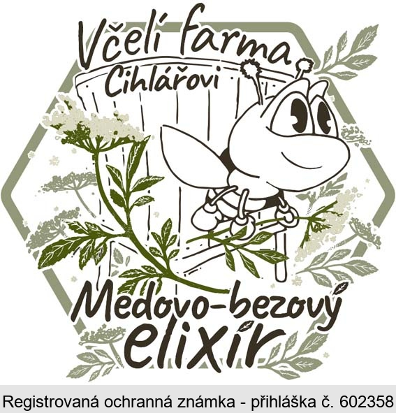 Včelí farma Cihlářovi Medovo-bezový elixír