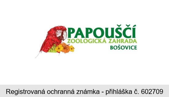PAPOUŠČÍ ZOOLOGICKÁ ZAHRADA BOŠOVICE