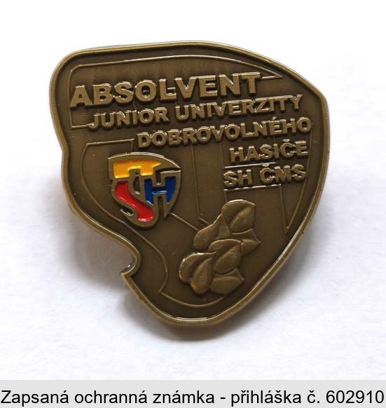 ABSOLVENT JUNIOR UNIVERZITY DOBROVOLNÉHO HASIČE SH ČMS