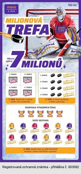maxa LIGA MILIONOVÁ TREFA 7 MILIONŮ