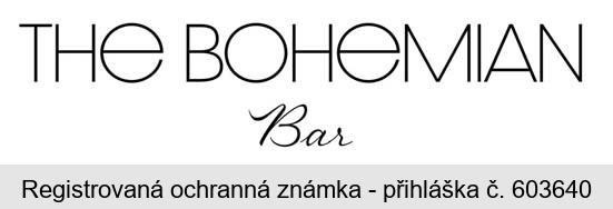 THE BOHEMIAN Bar