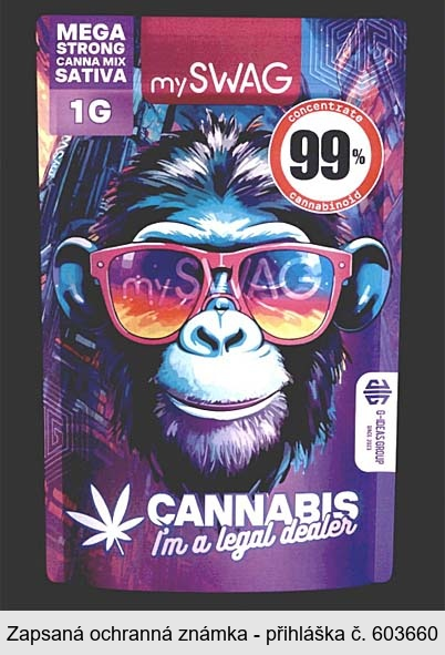 CANNABIS I´m a legal dealer MEGA STRONG CANNA MIX SATIVA  my SWAG