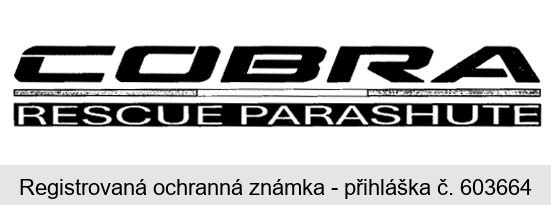 COBRA RESCUE PARASHUTE