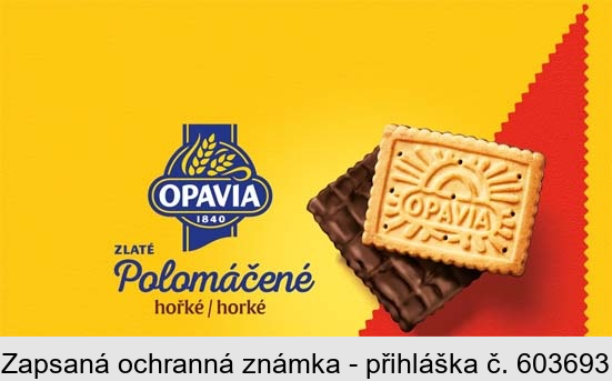 OPAVIA 1840 ZLATÉ Polomáčené