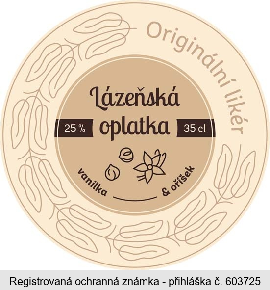 Lázeňská oplatka Originální likér