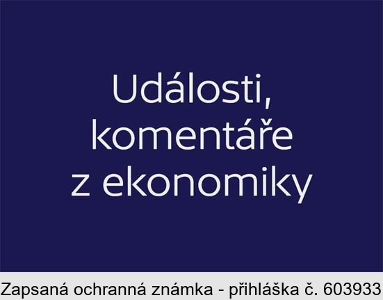 Události, komentáře z ekonomiky