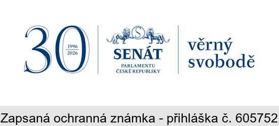 30 1996 2026 SENÁT PARLAMENTU ČESKÉ REPUBLIKY věrný svobodě