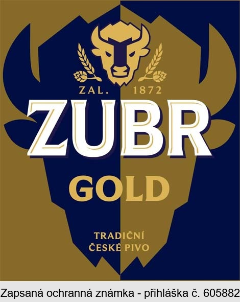 ZUBR GOLD ZAL. 1892 TRADIČNÍ ČESKÉ PIVO