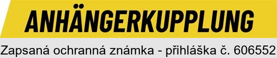 ANHÄNGERKUPPLUNG