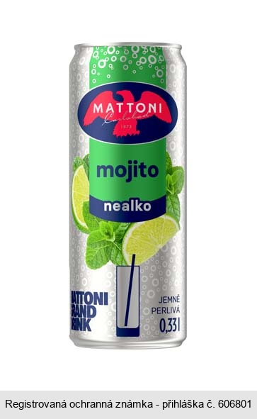 MATTONI GRAND DRINK mojito nealko