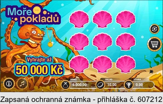 Moře pokladů Vyhrajte až 50 000,- Kč