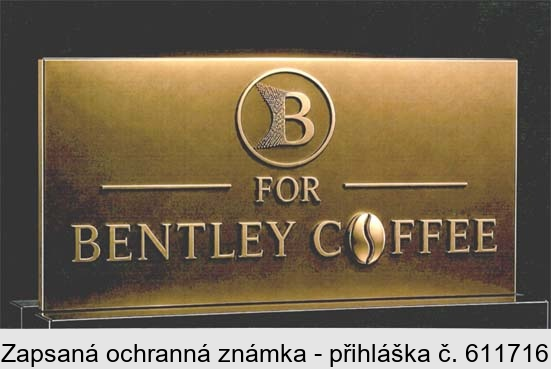 B FOR BENTLEY COFFEE
