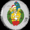 Stříbrná mince 1 Oz The Simpsons™ - Season's Greetings (Vánoční pozdravy) 2022 Color karta