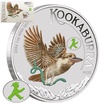St��brn� mince 1 Oz Australian Kookaburra (Led���ek) 2024 Color (World Money Fair Berlin 2024) karta