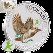 Stříbrná mince 1 Oz Australian Kookaburra (Ledňáček) 2024 Color (World Money Fair Berlin 2024) karta
