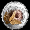 Stříbrná mince 5 Oz The Monarch and the Bloom (Monarcha a květ) 2023 Gilded PROOF
