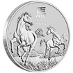 Lunární série III. - stříbrná mince Year of the Horse (Rok koně) 1/2 Oz 2026