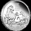 Lunární série III. - stříbrná mince Year of the Horse (Rok koně) 1 Oz 2026 PROOF