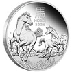 Lunární série III. - stříbrná mince Year of the Horse (Rok koně) 1/2 Oz 2026 PROOF