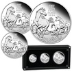 Lun�rn� s�rie III. - sada t�� st��brn�ch minc� Year of the Horse (Rok kon�) 2026 (1/2 Oz, 1 Oz, 2 Oz) PROOF