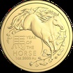 Zlat� mince Lun�rn� s�rie Year of the Horse (Rok kon�) 1 Oz 2026 (Lunar RAM)