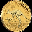 Zlatá mince 25 AUD Australian Kangaroo (Klokan rudý) 1/4 Oz 2026 (40. výročí)