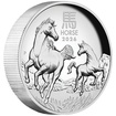Lun�rn� s�rie III. - st��brn� mince Year of the Horse (Rok kon�) 1 Oz 2026 High Relief PROOF