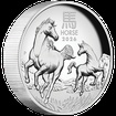 Lunární série III. - stříbrná mince Year of the Horse (Rok koně) 1 Oz 2026 High Relief PROOF