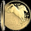 Zlat� mince Lun�rn� s�rie Year of the Horse (Rok kon�) 1 Oz 2026 Dome PROOF (Lunar RAM)