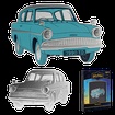 Stříbrná mince Harry Potter™ - Magical Transport - Ford Anglia 1 Oz 2025 Color PROOF (2.)
