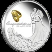 Stříbrná mince Wedding Congratulations 1 Oz 2026 Color PROOF