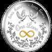 Stříbrná mince One Love 1 Oz 2026 Color PROOF