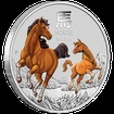 Lunární série III. - stříbrná mince Year of the Horse (Rok koně) 2 Oz 2026 Color