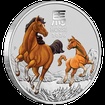 Lun�rn� s�rie III. - st��brn� mince Year of the Horse (Rok kon�) 5 Oz 2026 Color