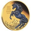Lun�rn� s�rie III. - zlat� mince Year of the Horse (Rok kon�) 1 Oz 2026 Color PROOF