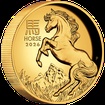 Lunární série III. - zlatá mince Year of the Horse (Rok koně) 1 Oz 2026 High Relief PROOF