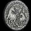 Lunární série III. - stříbrná mince Year of the Horse (Rok koně) 2 Oz 2026 Antique