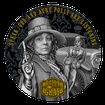 Stříbrná mince Polly Gray - Peaky Blinders (Gangy z Birminghamu) 2 Oz 2025 Gilded Ultra High Relief Antique Black PROOF