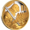 Exkluzivn� zlat� mince 1 Oz The Chess - Pawn (�achy - P�ec) 2026 Platinum Plating PROOF