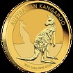 Zlat� mince 25 AUD Australian Kangaroo (Klokan rud�) 1/4 Oz 2016