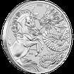 Stříbrná mince 1 Oz Dragon & Horse (Drak a Kůň) 2026 (10.)