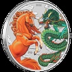 Stříbrná mince 1 Oz Dragon & Horse (Drak a Kůň) 2026 (10.) Fire & Earth