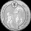 Stříbrná mince Rwanda Lunar Year of the Goat (Rok kozy) 1 Oz 2027