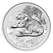 Lun�rn� s�rie II. - st��brn� mince 2 AUD Year of the Tiger (Rok tygra) 2 Oz 2010