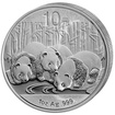 St��brn� mince 10 Yuan China Panda 1 Oz 2013