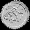 Lunární série II. - stříbrná mince 30 AUD Year of the Snake (Rok hada) 1 kg 2013