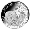 St��brn� mince 2000 Shillings Elephant (Slon africk�) 1 kg 2018 (African Wildlife Series)