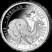 Stříbrná mince 2000 Shillings Elephant (Slon africký) 1 kg 2018 (African Wildlife Series)
